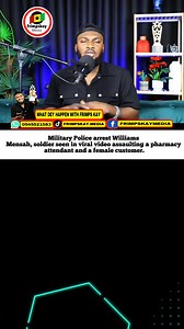 Military Police arrest Williams Mensah, soldier seen in viral video assaulting a pharmacy attendant and a female customer. #GhanaNews #trendingpost | Frimps Kay Trends