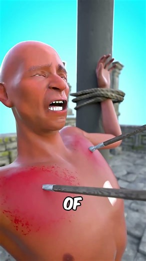 The Brutal Ancient Execution: Arrow Torture Leaving the Heart for Last! 🏹💀 #facts #shorts