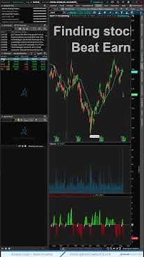 How to find Stocks that Beat Earnings. #tradertalks