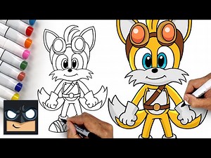 How To Draw Tails | Sonic Boom - Videos For Kids