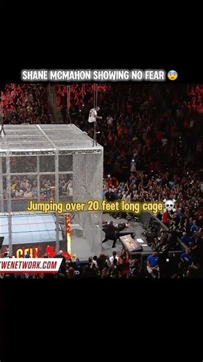 Shane Mcmahon Jumping over 20 Feet Long cage☠️🤯|| Edit