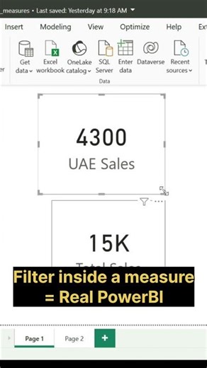 CALCULATE Explained in 25 Seconds | Power BI DAX for Beginners