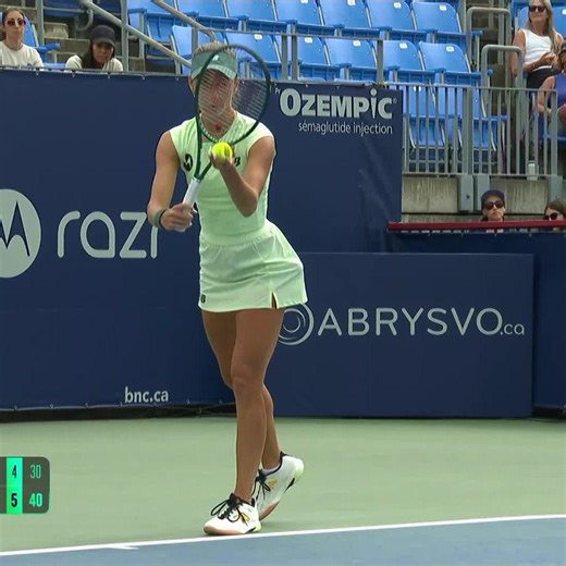 Through in 2 ✌️ McCartney Kessler defeats Andreeva 7-6(5), 6-4 to move into the Round of 16! #OBN25 | WTA