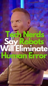1.1K reactions · 42 shares | ‘We want to eliminate human error!’… sure you do… Upcoming shows in San Diego Nov 21/22 Chicago Jan 15-17 #comedy #funny #jokes #tech #human #robots | Nathan Macintosh | Facebook