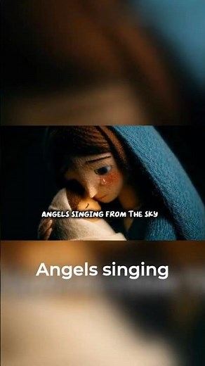 👼✨ Angels Singing From the Sky | Christmas Worship Short 🎄✨#shorts