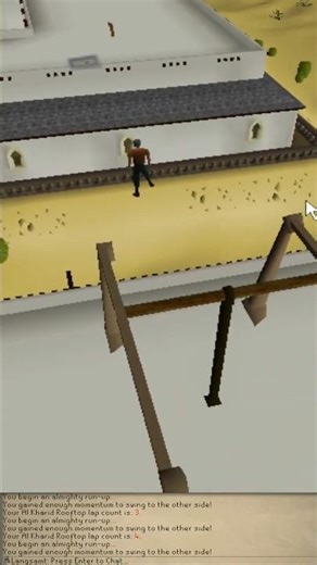 Doing Parkour in the Desert #oldschoolrunescape #osrs #ironman #highlights 19