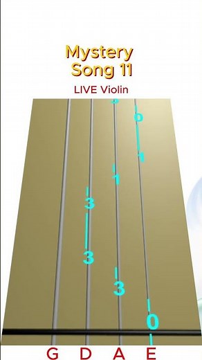 Mystery Song 11❓| Can You Guess This Tune? | LIVE Animated Violin TAB