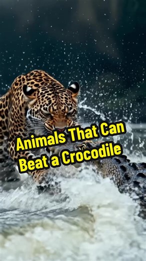 The crocodile is one of nature’s deadliest predators. But even it has limits. Which animal surprised you the most?