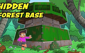 Rust—— SebbyK制作 伪装在森林里的基地