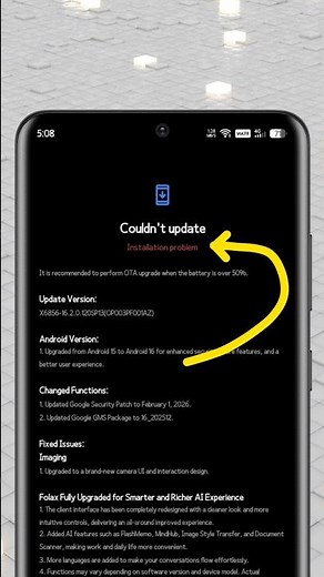 Infinix Note 50 Pro+ XOS 16 Update Error? FIX IT! 🛠️