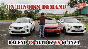 155K views · 2.6K reactions | We do an in-depth comparison of the Tata Altroz vs Maruti Baleno vs Toyota Glanza. Which one is a better premium hatchback for you? We share all the details with you. Check it out. | MotorOctane | Facebook