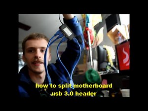 how to split motherboard usb 3.0 header