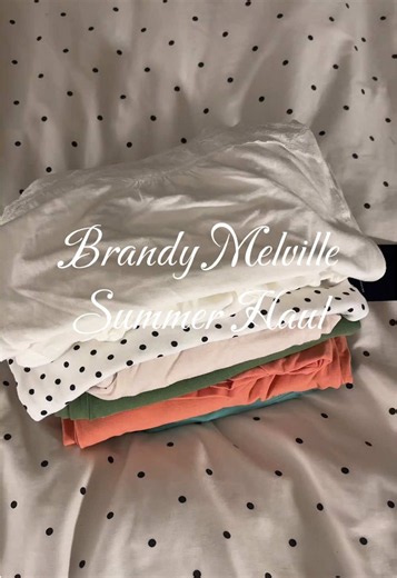 can you tell i love matching sets #brandy #brandymelville #brandymelvillehaul #haul #summer