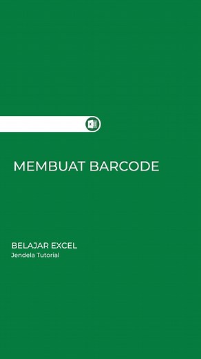 Jendela Tutorial on Instagram: "📊 Membuat Barcode di Excel dengan Mudah! 🖨 Tahukah kamu kalau Excel bisa digunakan untuk membuat barcode? Dalam video ini, kamu akan belajar cara cepat dan praktis membuat barcode langsung di Excel! ✨ 1️⃣ Gunakan rumus sederhana =“*”&C3&”*” untuk mengubah data di sel C3 menjadi format yang bisa dibaca oleh barcode scanner. Rumus ini menambahkan tanda bintang (*) di awal dan akhir data untuk membentuk kode barcode standar. 2️⃣ Ganti font sel hasil rumus dengan Li