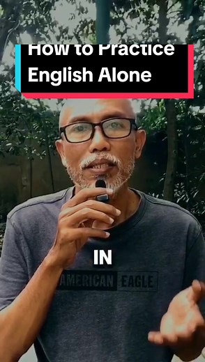 How to Practice English Alone at Home