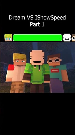 Dream VS IShowSpeed Part 1... who will win?? #ishowspeed #dream #minecraft #memes #animation
