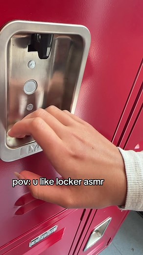pov locker asmr 🔒 #asmr #asmrsounds #lowellhighschool #lowellmi #locker #lockerasmr #fyp #foryou #foryoupage #FYP