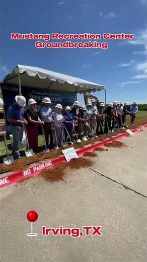 Mustang Park Recreation Center Groundbreaking