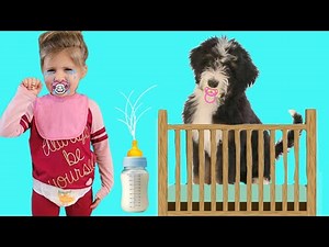 Nev turned into a baby! Magic baby puffs Mix Up! Mom to the rescue!