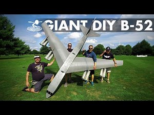 ✈️ Flying a 14 foot B-52 Bomber Made out of FOAM! ✈️