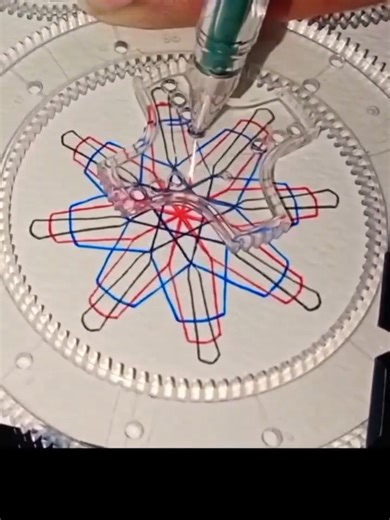 Astonishing Spirograph Pattern #spirograph