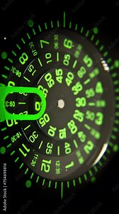 watch clock timer in vertical