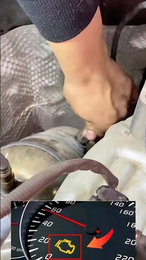Fix engine warning error caused by faulty sensor 02