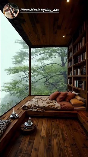 Peaceful Rain & Ambient Piano – Quick Relaxation for Stress, Anxiety & Better Sleep #shorts