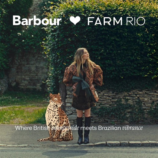 Barbour FARM Rio brings together the fresh ease of the British countryside and the lush, tropical beauty of Brasil. A debut collection that feels both city and outdoors-ready, made for nature lovers, wherever they are. Discover the collab | FARM Rio Global
