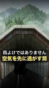 新幹線のトンネル入口の緩衝工は、空気をわざと外へ逃がします