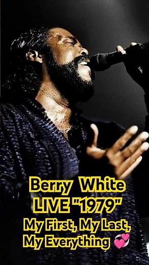 Barry White LIVE 1979 "My First, My Last, My Everything! (Rare) #barrywhite, #barrywhitesongs