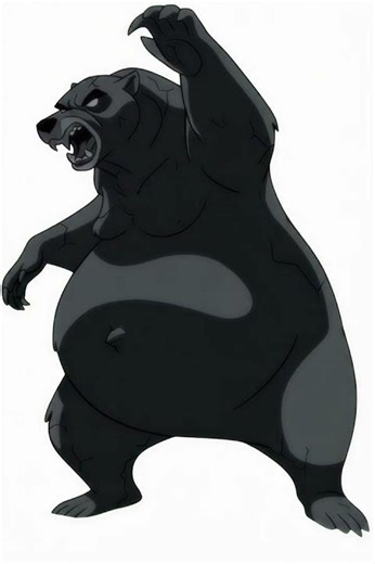 Artio speaks in petrification! #petrification #bear #grizzlybear #animation