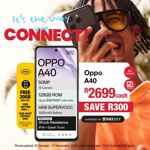 Bucks off and free data? Our favourite duo! Deals available at Mr Price Cellular, selected Mr Price stores and online at mrp.com Shop now: https://mrp.bz/4KqJ | Mr Price Cellular