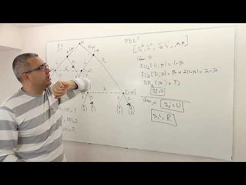 13. How to Solve for Perfect Bayesian Equilibrium: Example 3 (Game Theory Playlist 10)
