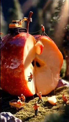 Tiny Workers: The Most Satisfying ASMR Experience #asmr #ai #funny