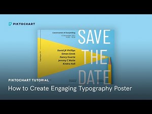 How to Create an Engaging Typography Poster | Piktochart Tutorial