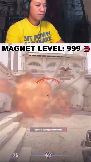 CS2 Grenades are literally Magnets 🧲 (Level 999) #CS2
