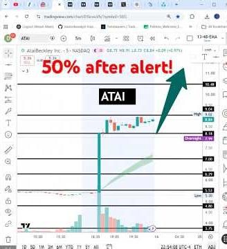 #ATAI 🔥 50% up after alert! big move tomorrow? $ATAI