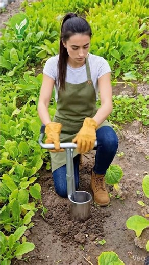 Tree planting process - Good tools and machinery make work easy #farming #gardening