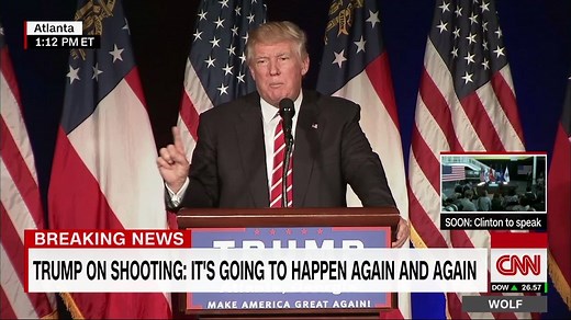 Donald J. Trump on Orlando shooting: "If some of those great people that were in that club that night had guns strapped to their waist, or strapped to their ankle... you would have had a situation, folks, which would have been always horrible, but nothing like the carnage that we all, as a people, suffered this weekend." http://cnn.it/20948N4 | CNN