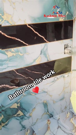 10K views · 112 reactions | #fblifestyle Bathroom tile work | Kashmir Tiles | Facebook
