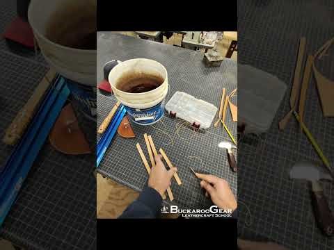 A quick video on how I make Leather Loops