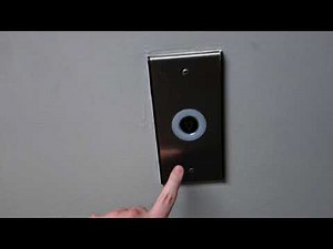 RARE, VINTAGE 60s Dover Black Button TRACTION Elevator at The Chestnut Centre Annex, Louisville, KY