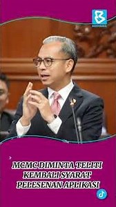 MCMC DIMINTA TELITI KEMBALI SYARAT PELESENAN APLIKASI