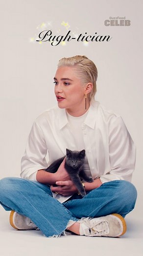 "Pugh-tician" ✨ Watch the Austin Butler and Florence Pugh: The Kitten Interview #AustinButler #FlorencePugh #KittenInterview #BuzzFeedCeleb | BuzzFeed Celeb