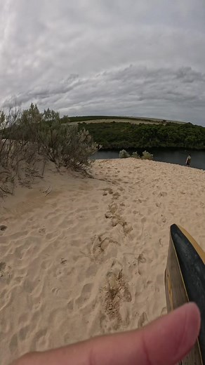 Day 19 of trying to cross the river @GoPro #fyp #mooreriver #goprohero13 #australia #sanddune