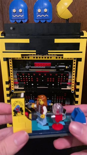 Let’s take a deep dive into the LEGO Pac-Man arcade. #lego #legotiktok #pacman #arcade #fyp