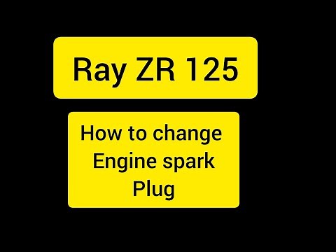 Yamaha Ray ZR 125 | Spark plug change | How to change Spark plug in Ray ZR |Step by step|HoBbIeS MR