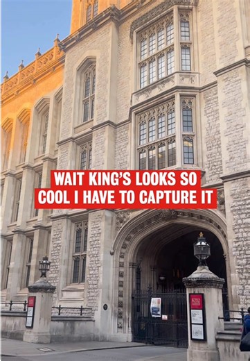 King’s campuses are always ready for their close-ups 📸 Book your place on a King's campus tour using the link in bio! #KCL #London #KingsCollegeLondon #campustour