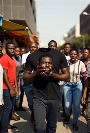 wonders shall never end, a man walking on the street without head